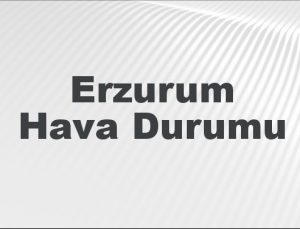 Erzurum Hava Durumu | Erzurum İçin Bugün, Yarın ve 5 Günlük Hava Durumu Nasıl Olacak? 1 Şubat 2025