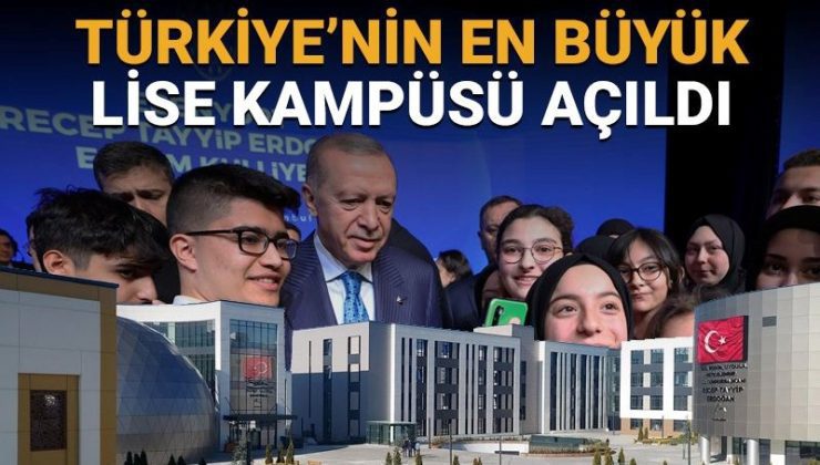 Esenyurt Recep Tayyip Erdoğan Eğitim Külliyesi açıldı: Türkiye’nin en büyük lise kampüsünde neler var?