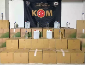 Eskişehir’de 1500 Litre Kaçak Alkol Ele Geçirildi