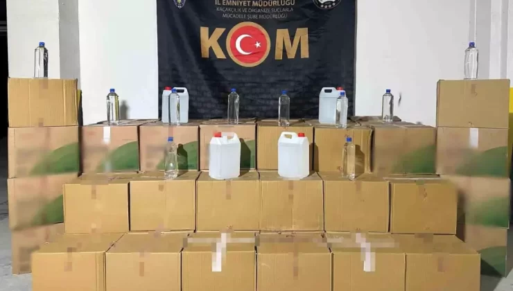 Eskişehir’de 1500 Litre Kaçak Alkol Ele Geçirildi