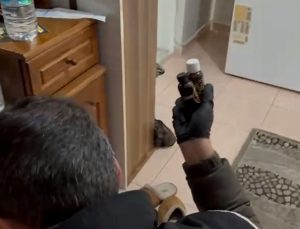 Etil alkolü su şişelerine, içki kitini ayakkabılığa gizlemiş