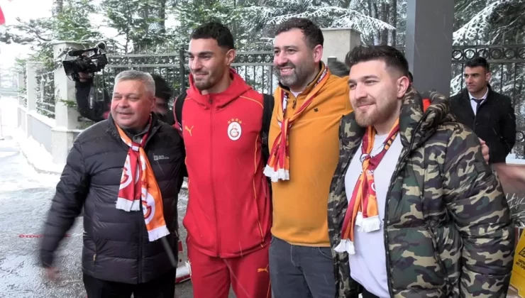 Galatasaray, Boluspor Maçı Öncesi Bolu’da Çiçeklerle Karşılandı