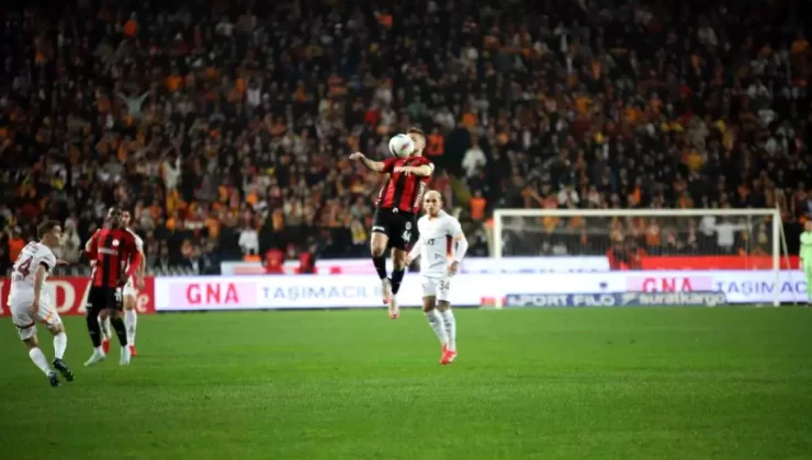 Galatasaray, Gaziantep FK’yı Önde Tamamladı