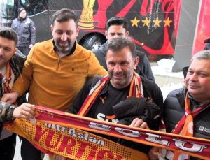 Galatasaray’a Bolu’da çiçekli karşılama!