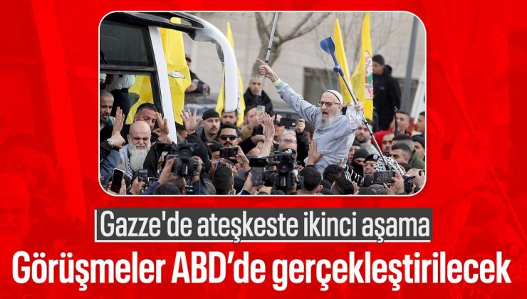 Gazze’de ateşkes ve esir takası mutabakatının ikinci evresi ABD’de görüşülecek