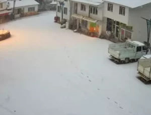 Giresun’da Kar Beyaza Bürüdü