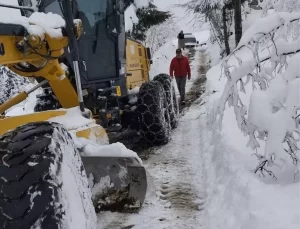 Giresun’da Kar Küreme Çalışmaları