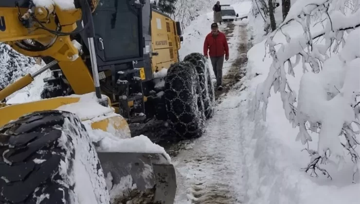 Giresun’da Kar Küreme Çalışmaları