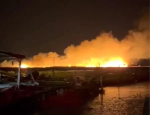 Göksu Deltası’nda Yangın