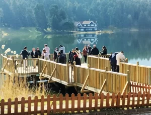 Gölcük Tabiat Parkı, Sömestir Tatilinde Tatilcilerle Doldu Taşdı