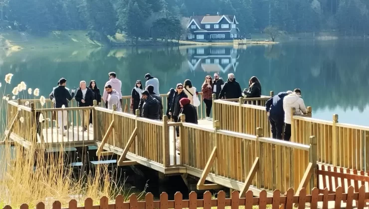 Gölcük Tabiat Parkı, Sömestir Tatilinde Tatilcilerle Doldu Taşdı