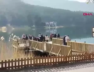 Gölcük Tabiat Parkı, Sömestir Tatilinde Ziyaretçi Akınına Uğradı