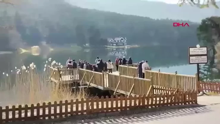 Gölcük Tabiat Parkı, Sömestir Tatilinde Ziyaretçi Akınına Uğradı