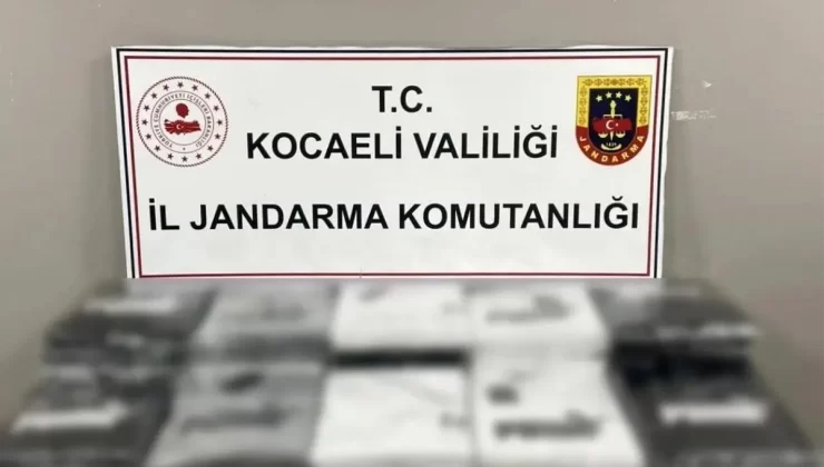 Gölcük’te Sahte Giyim Malzemesi Ele Geçirildi