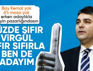 Gültekin Uysal, Cumhurbaşkanı adayı olduğunu açıkladı