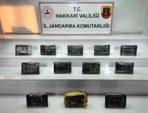 Hakkari’de 15,5 kg Uyuşturucu Ele Geçirildi
