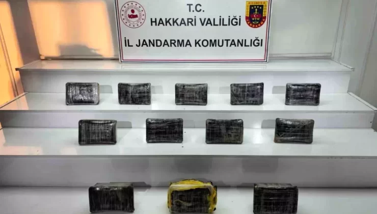 Hakkari’de 15,5 kg Uyuşturucu Ele Geçirildi