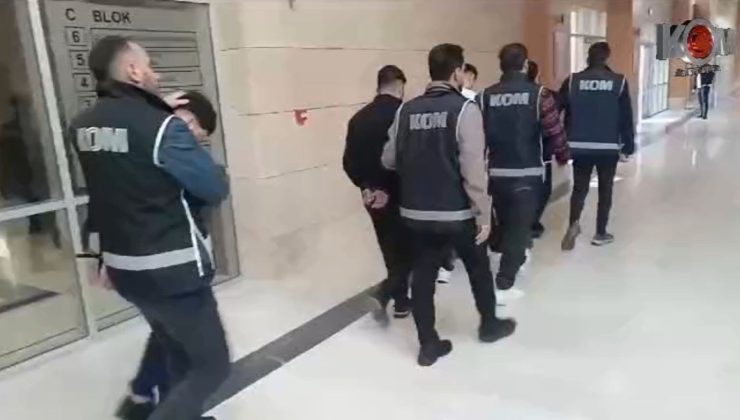 Haraç alamadıkları kişinin minibüslerini yakan ‘Çirkinler’ operasyonla yakalandı