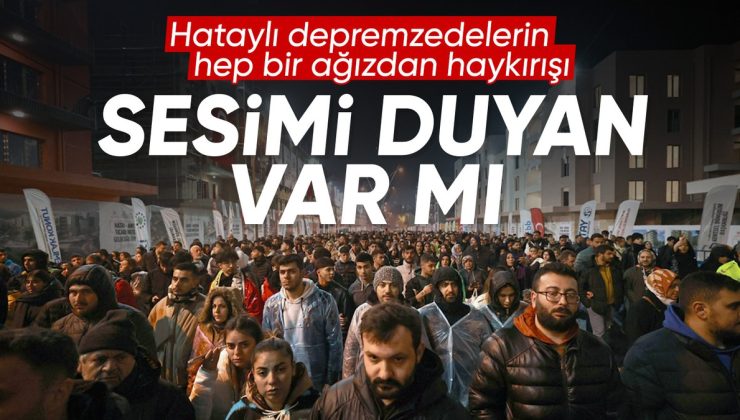 Hatay’dan iki yıl sonra tıpkı ses yükseldi: Sesimi duyan var mı