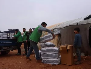 İHH Suriye’de Kış Yardım Kampanyası