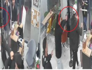 İş yerini pala ve silahla bastılar: Kaçarken esnaftan dayak yediler