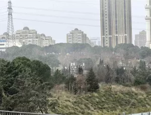 İstanbul’da Kar Yağışı Başladı