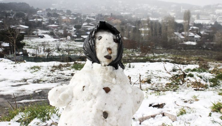 İstanbul’dan kar görünümleri