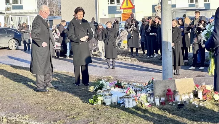 İsveç Kralı ve Başbakan, Silahlı Saldırıda Hayatını Kaybedenler İçin Yas Tutuyor