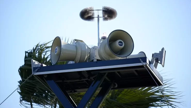 İzmir’de Mobil Siren Sistemi Kuruldu