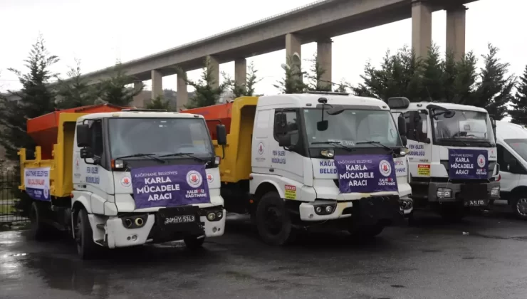 Kağıthane Belediyesi Kış Tedbirlerini Aldı