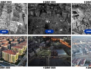 Kahramanmaraş merkezli zelzelelerin yıkıma neden olduğu vilayet merkezleri görüntülendi