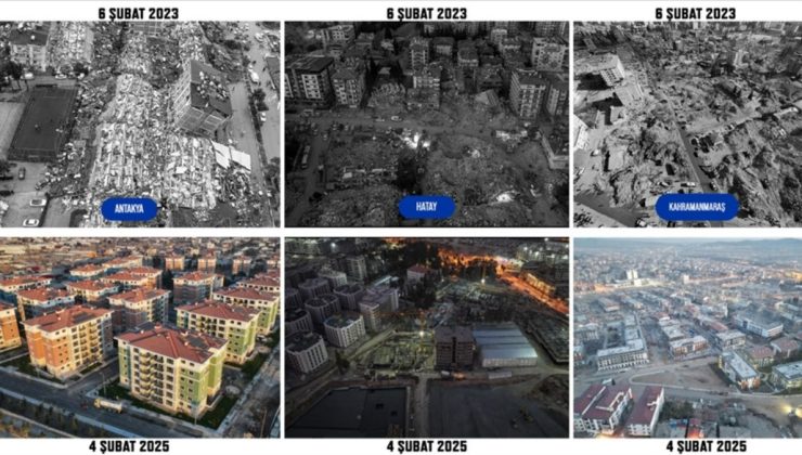 Kahramanmaraş merkezli zelzelelerin yıkıma neden olduğu vilayet merkezleri görüntülendi