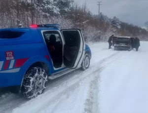 Kar Mahsur Kalanları Kurtardı