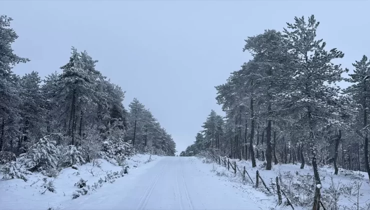 Karabük ve Bolu’da Kar Yağışı