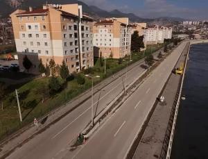 Karabük’te Cadde Yenileme Çalışmaları