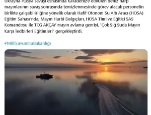 Karadeniz’deki Mayınlar İçin Eğitimler Başlatıldı