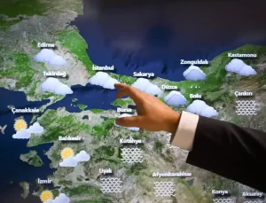 Karla Karışık Yağmur ve Düşen Sıcaklıklar