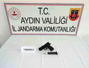 Karpuzlu’da Faturasız Kurusıkı Tabanca Ele Geçirildi