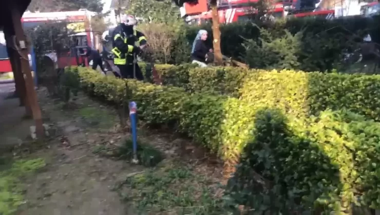 Kartepe’de Yangın Anları Kask Kamerasında