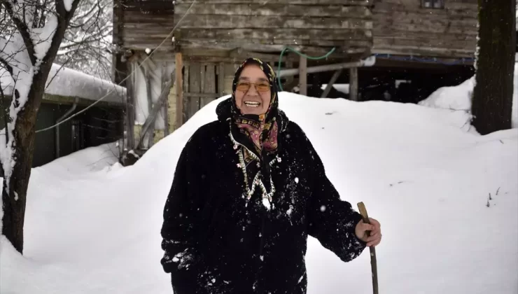 Kastamonu’da Karda Kaymanın Keyfi