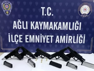 Kastamonu’da Ruhsatsız Tabanca Operasyonu