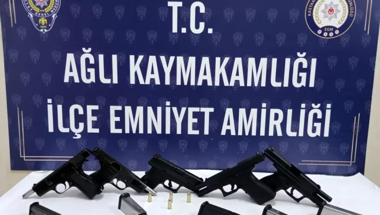 Kastamonu’da Ruhsatsız Tabanca Operasyonu