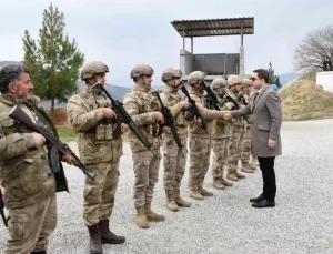 Kaymakam Başar Güvenlik Korucularını Ziyaret Etti