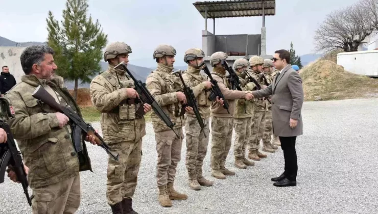Kaymakam Başar Güvenlik Korucularını Ziyaret Etti