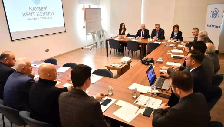 Kayseri Kent Konseyi Yerel Kalkınma Toplantısı Düzenledi