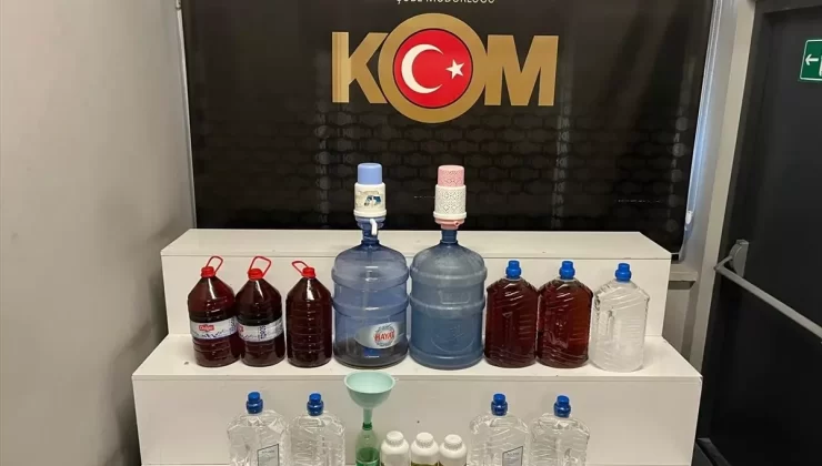 Kayseri’de Sahte İçki Operasyonu