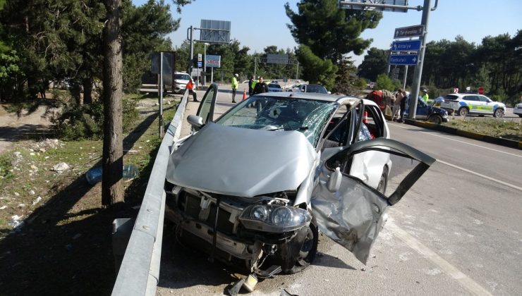 Kazayı yara almadan atlattı: “Beni emniyet kemeri kurtardı”