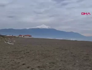 Kel Dağı’na Yılın İlk Karı Düştü