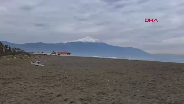 Kel Dağı’na Yılın İlk Karı Düştü