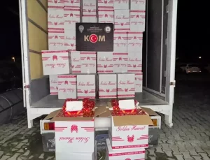 Kemalpaşa’da 7 Milyon Kaçak Makaron Ele Geçirildi